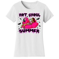 Hot Ghoul Summer Funny Skeleton Summer Hot Summer Skeleton Funny Women's T-Shirt