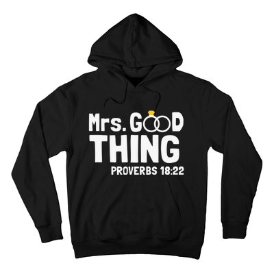 He Good Thing Christian Couple Husband & Wife Anniversary Hoodie