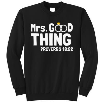 He Good Thing Christian Couple Husband & Wife Anniversary Sweatshirt