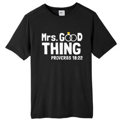 He Good Thing Christian Couple Husband & Wife Anniversary Tall Fusion ChromaSoft Performance T-Shirt