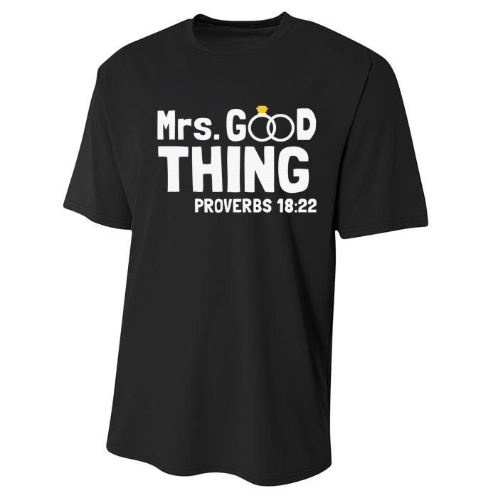 He Good Thing Christian Couple Husband & Wife Anniversary Performance Sprint T-Shirt