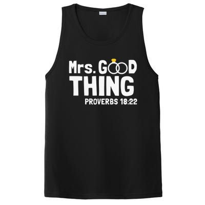 He Good Thing Christian Couple Husband & Wife Anniversary PosiCharge Competitor Tank