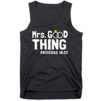 He Good Thing Christian Couple Husband & Wife Anniversary Tank Top