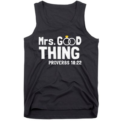 He Good Thing Christian Couple Husband & Wife Anniversary Tank Top