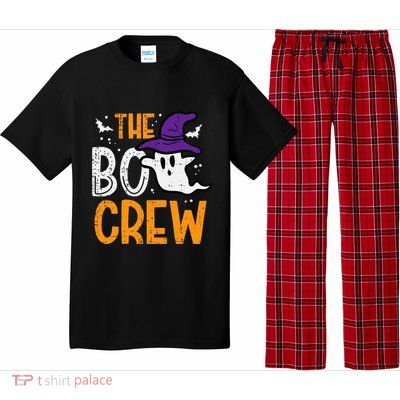 Halloween Ghost The Boo Crew Costume Matching Women Pajama Set