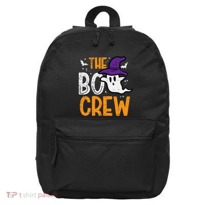 Halloween Ghost The Boo Crew Costume Matching Women 16 in Basic Backpack