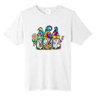 Hippie Gnomes Tie Dye Peace Love Peace Sign 60s 70s Hippie Tall Fusion ChromaSoft Performance T-Shirt