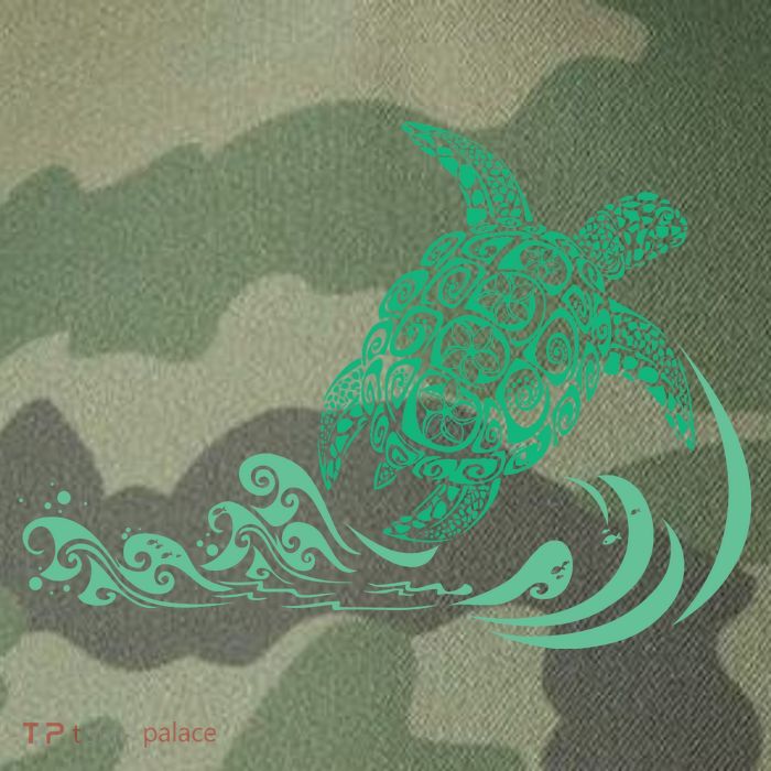 Hawaiian Green Turtle Legacy Tie Dye Trucker Hat