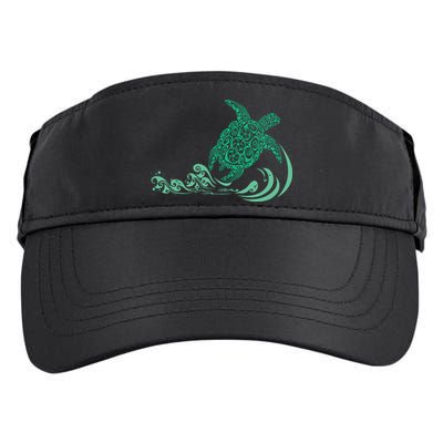 Hawaiian Green Turtle Adult Drive Performance Visor