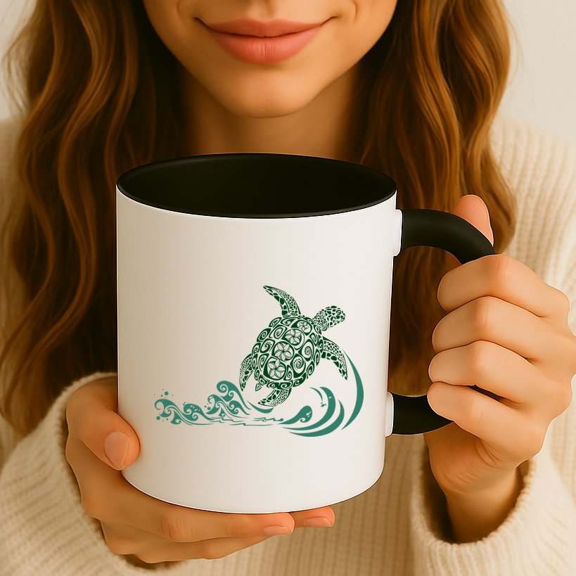 Hawaiian Green Turtle Mug