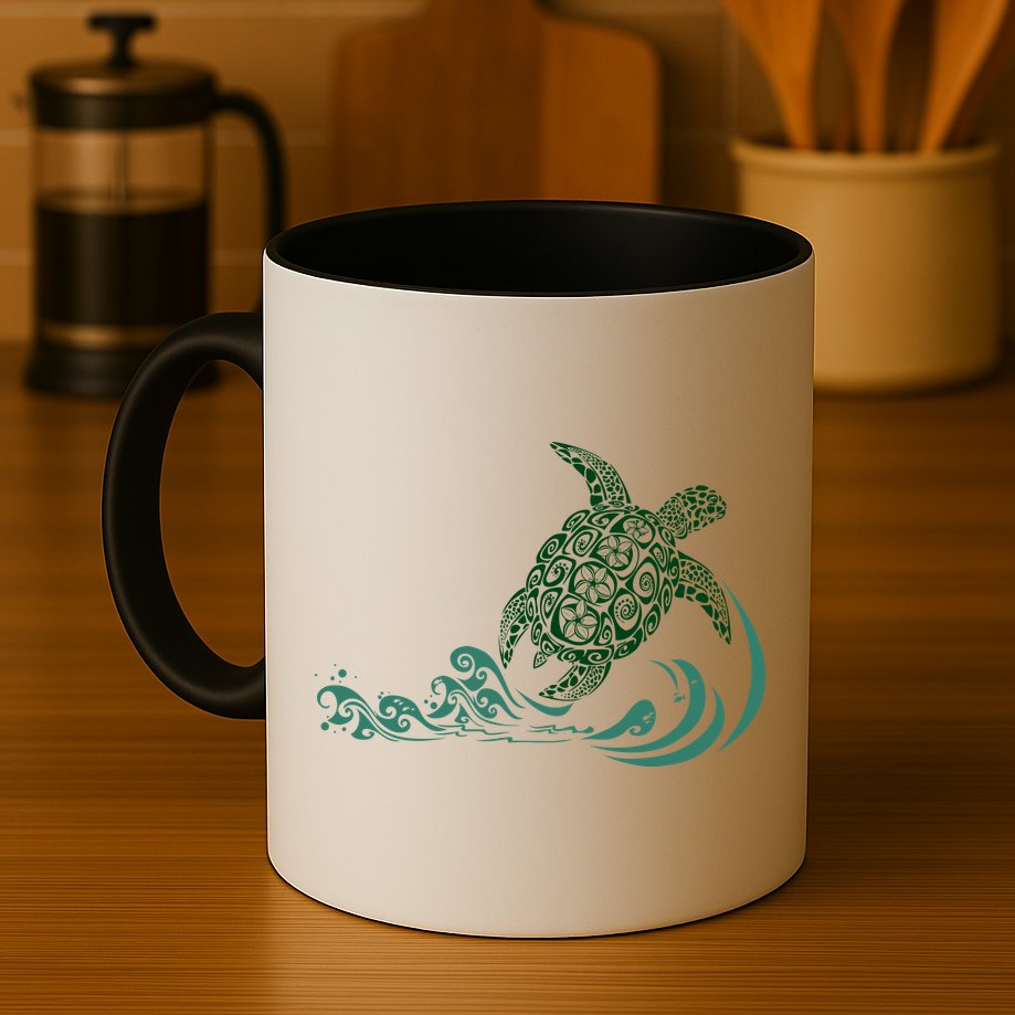 Hawaiian Green Turtle Mug