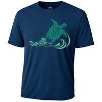 Hawaiian Green Turtle Cooling Performance Crew T-Shirt