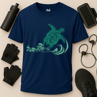Hawaiian Green Turtle Cooling Performance Crew T-Shirt