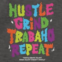 Hustle Grind Trabajo Repeat Vector Backpack