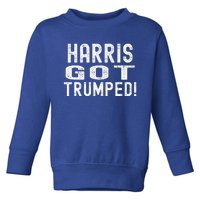 Harris Got Trumped President Donald Trump 2024 Victory Toddler Sweatshirt