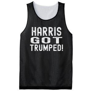 Harris Got Trumped President Donald Trump 2024 Victory Mesh Reversible Basketball Jersey Tank