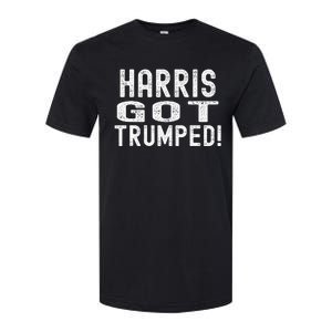 Harris Got Trumped President Donald Trump 2024 Victory Softstyle CVC T-Shirt