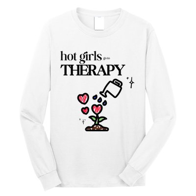 Hot Go To Therapy Self Care Long Sleeve Shirt