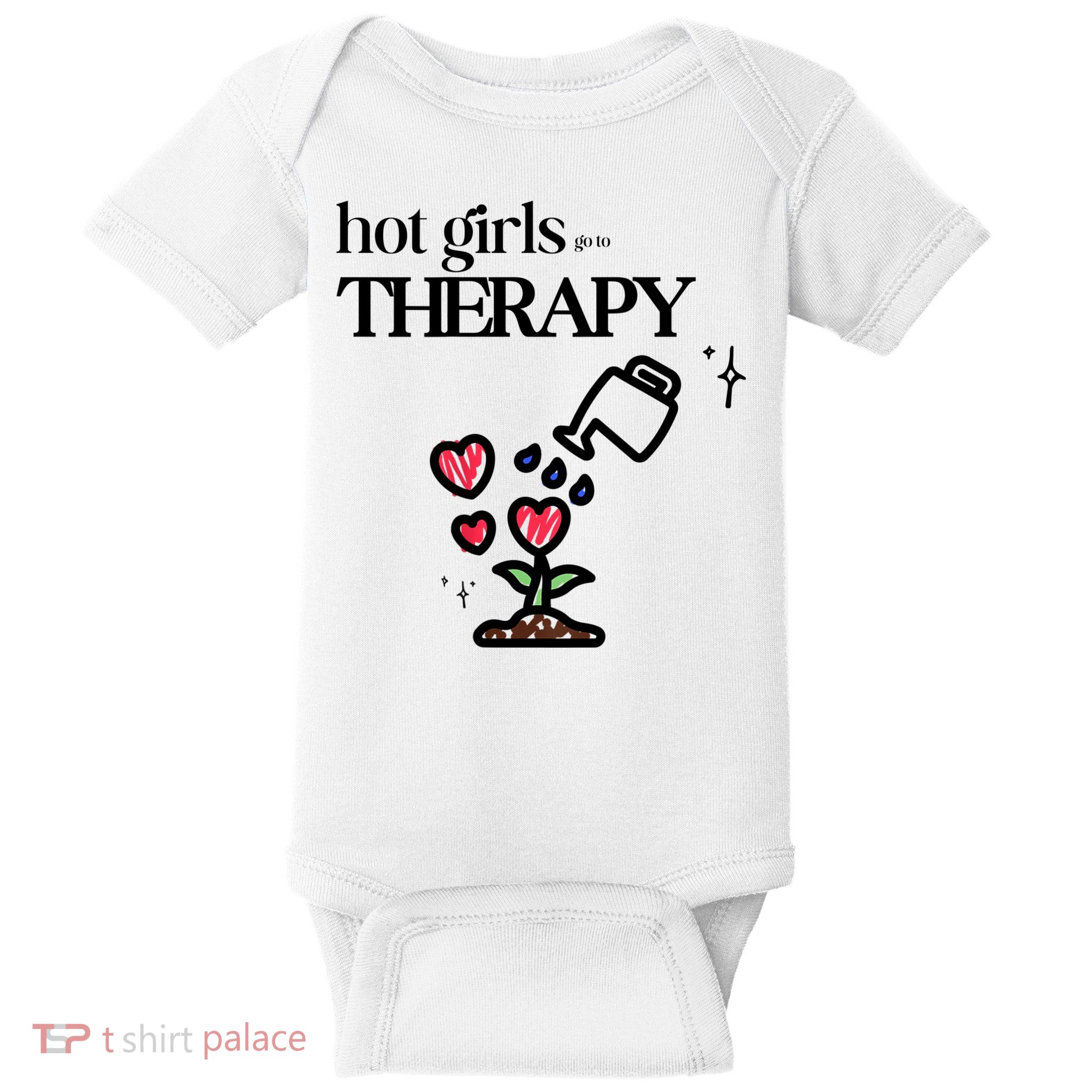 Hot Go To Therapy Self Care Baby Bodysuit