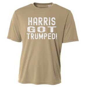 Harris Got Trumped President Donald Trump 2024 Victory Cooling Performance Crew T-Shirt