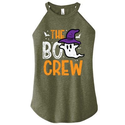 Halloween Ghost The Boo Crew Costume Matching Women Women’s Perfect Tri Rocker Tank