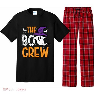 Halloween Ghost The Boo Crew Costume Matching Women Pajama Set