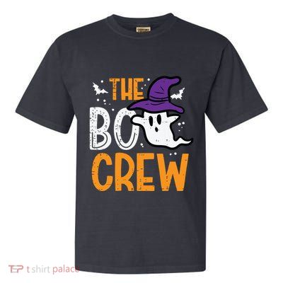 Halloween Ghost The Boo Crew Costume Matching Women Garment-Dyed Heavyweight T-Shirt