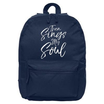 How Great Thou Art Hymn Lyric Music Cute Then Sings My Soul 16 in Basic Backpack