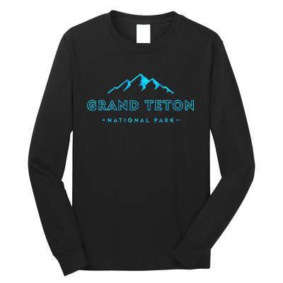 Hiked Grand Teton National Park Wyoming Colorful Long Sleeve Shirt