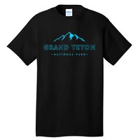 Hiked Grand Teton National Park Wyoming Colorful Tall T-Shirt