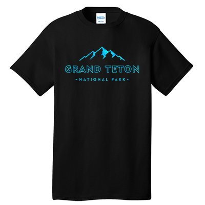 Hiked Grand Teton National Park Wyoming Colorful Tall T-Shirt