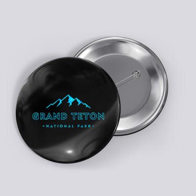 Hiked Grand Teton National Park Wyoming Colorful Button