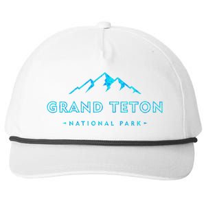 Hiked Grand Teton National Park Wyoming Colorful Snapback Five-Panel Rope Hat