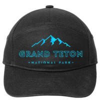 Hiked Grand Teton National Park Wyoming Colorful 7-Panel Snapback Hat