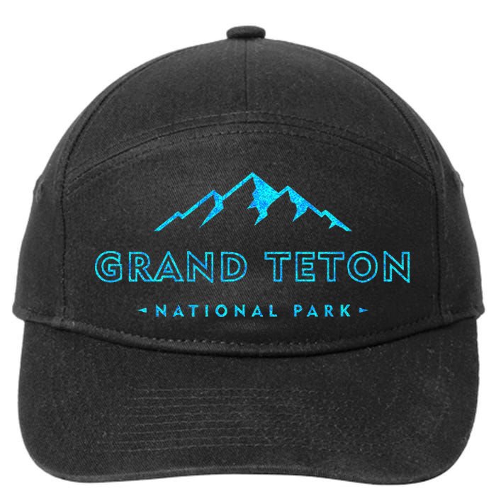 Hiked Grand Teton National Park Wyoming Colorful 7-Panel Snapback Hat