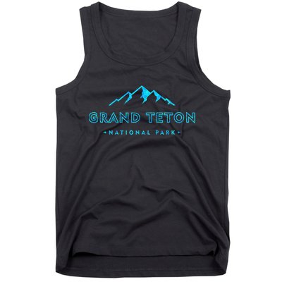 Hiked Grand Teton National Park Wyoming Colorful Tank Top