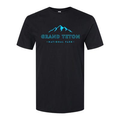 Hiked Grand Teton National Park Wyoming Colorful Softstyle CVC T-Shirt