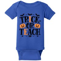 Halloween Ghost Teacher Trick Or Teach Gift Baby Bodysuit