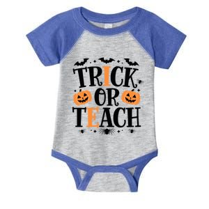 Halloween Ghost Teacher Trick Or Teach Gift Infant Baby Jersey Bodysuit