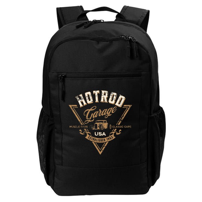 Hotrod Garage Usa Classic Car Hotrod Distressed Design Backpack