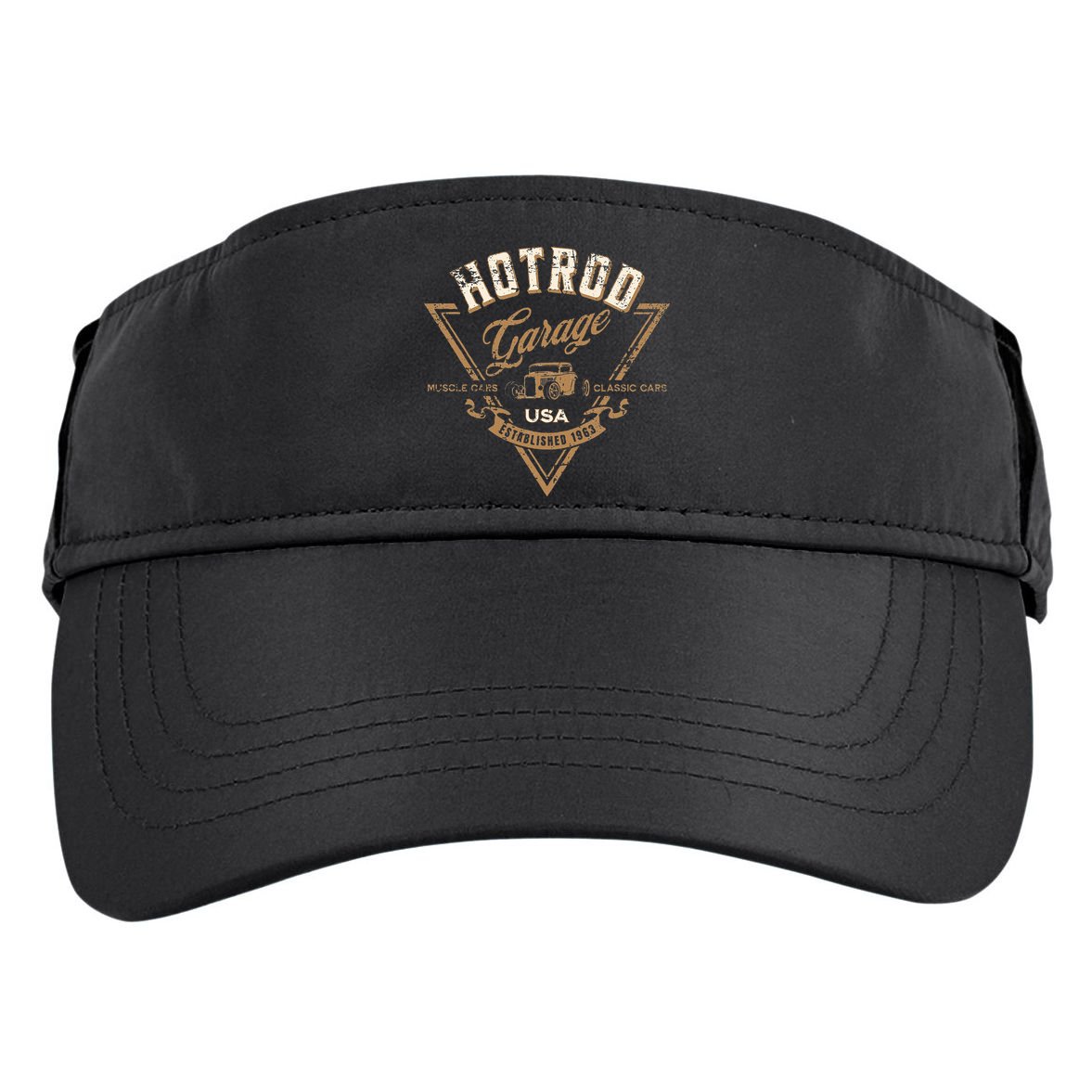 Hotrod Garage Usa Classic Car Hotrod Distressed Design Adult Drive Performance Visor