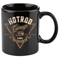 Hotrod Garage Usa Classic Car Hotrod Distressed Design 11oz C Handle Ceramic Mug