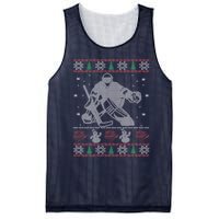 Hockey Goalie Ugly Christmas Mesh Reversible Basketball Jersey Tank