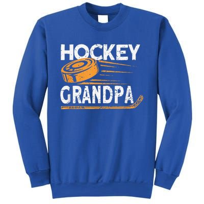 Hockey Grandpa Vintage Hockey Player Ice Hockey Sweatshirt