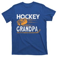 Hockey Grandpa Vintage Hockey Player Ice Hockey T-Shirt