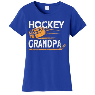 Hockey Grandpa Vintage Hockey Player Ice Hockey Women's T-Shirt