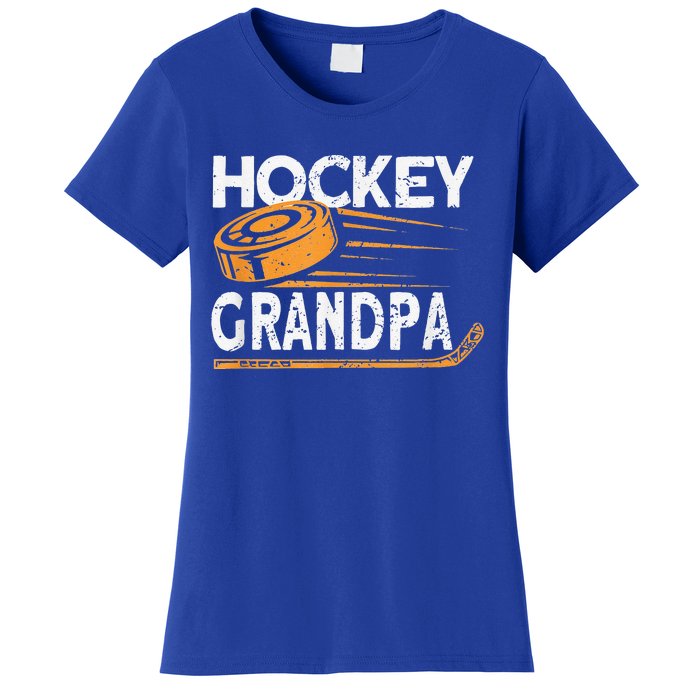 Hockey Grandpa Vintage Hockey Player Ice Hockey Women's T-Shirt