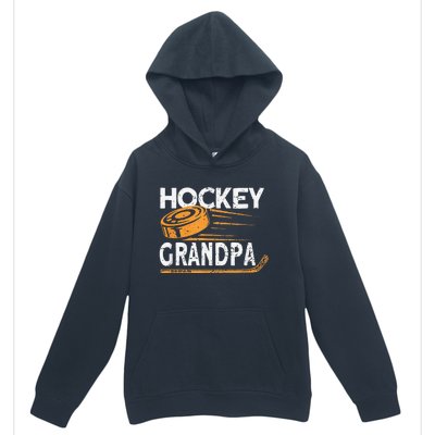 Hockey Grandpa Vintage Hockey Player Ice Hockey Urban Pullover Hoodie