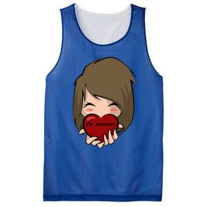 Heart Gift Valentines Day Funny Gift For Her Be Mine Gift Mesh Reversible Basketball Jersey Tank