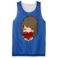 Heart Gift Valentines Day Funny Gift For Her Be Mine Gift Mesh Reversible Basketball Jersey Tank